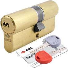 CISA ASIX PRO 0E300 SD Κύλινδρος (Αφαλός) ασφαλείας 30-50mm 5+1 με κλειδί τοποθέτησης | 2 Χρώματα