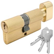CISA 0G302 Κύλινδρος (Αφαλός) με πόμολο 30-30mm Χρυσός | 3 Τύποι Πόμολου