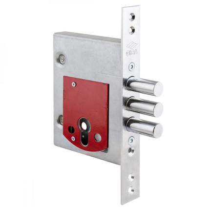 Κλειδαριά πρόσθετη βαρέως τύπου αφαλού με προστασία Chevron CISA Blockator 56426 | Νίκελ-0