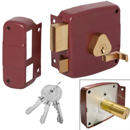 Κλειδαριά κουτιαστή (εξωτερική) κυλίνδρου με αντίκρισμα CISA locking line 50161.50-0