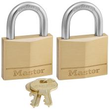 MASTER LOCK 140EURT Λουκέτο ίδιο κλειδί ΣΕΤ 2 τεμάχια