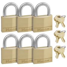 MASTER LOCK 140EURSIX  Λουκέτο ίδιο κλειδί ΣΕΤ 6 τεμάχια