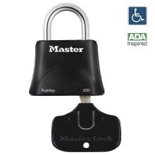 MASTER LOCK 2650EURD Λουκέτο Push Key 60mm για άτομα με περιορισμένη κινητικότητα των χεριών 