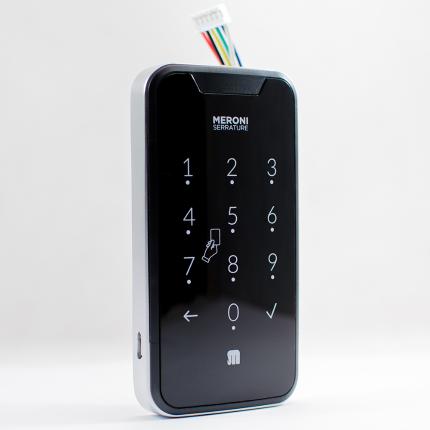 Ηλεκτρονική κλειδαριά για ντουλάπια MERONI WPAD EF35C1 με πληκτρολόγιο και κάρτα RFID-1