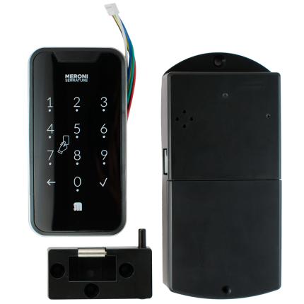 Ηλεκτρονική κλειδαριά για ντουλάπια MERONI WPAD EF35C1 με πληκτρολόγιο και κάρτα RFID-0