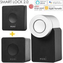 Έξυπνη κλειδαριά NUKI 2.0 + WiFi Bridge + Opener - άνοιγμα & έλεγχος Σπιτιου και πολυκατοικίας από το κινητό ιδανική για AirBnb