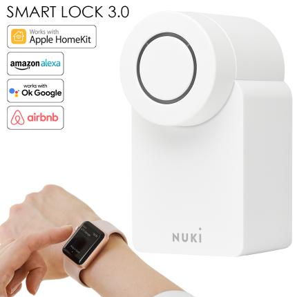 Έξυπνη κλειδαριά NUKI 3.0 - Bluetooth Άνοιγμα & Έλεγχος από το κινητό | λευκή -0
