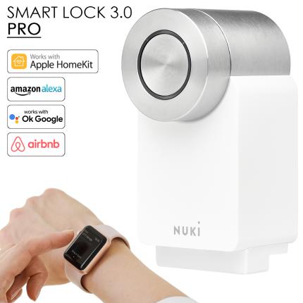 Έξυπνη κλειδαριά NUKI 3.0 PRO - Wi-Fi & Power Pack | Λευκό-0