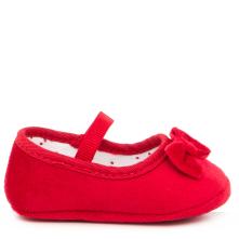 Παπούτσια με κορδέλα νεογέννητο κόκκινο Mayoral  12-09568-054