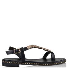Γυναικείο πέδιλο χρυσά φύλλα Envie Shoes V96-11068 2