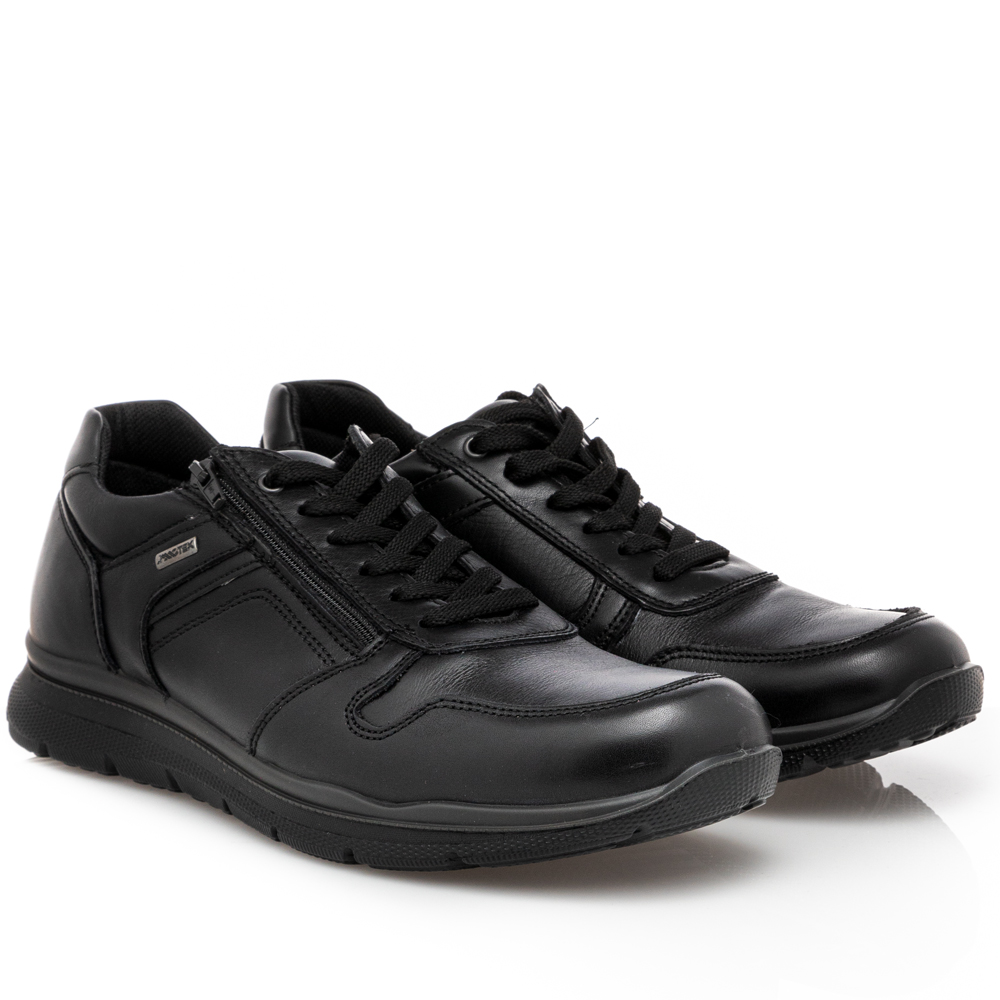 Ανδρικό Sneaker μαύρο δετό ΙΜΑ/803179