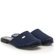 Γυναικεία παντόφλα suede  μπλέ  Aventis 403 2