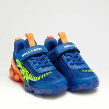 Αθλητικό-sneaker για αγόρι με δεινόσαυρο και  φωτάκια Bull Boys ΒΒΑL2130 2