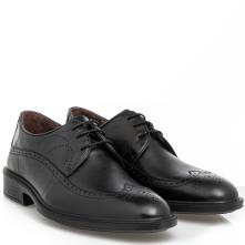 Ανδρικό δετό Oxford μαύρο Boxer 19146 10-011 2