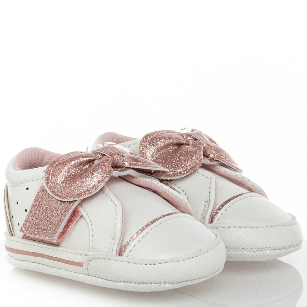 Παπούτσια σπορ φιόγκος Νεογέννητο κορίτσι λευκό Mayoral 22-09523-052