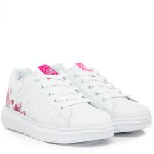 Sneaker για κορίτσι λευκό λουλούδια Exe Kids ΟΑ49R4232U26 2