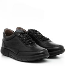 Sneaker για άνδρα μαύρο ανατομικό δέρμα Boxer 19147 10-011 2