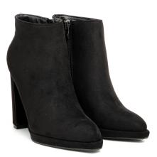 Μποτάκι για γυναίκα μαύρο suede Envie Shoes V45-16158-34 2