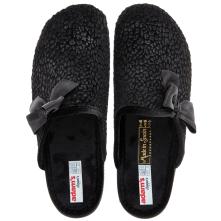 Γυναικεία χειμερινή παντόφλα μαύρη Adams Shoes 1-624-22630-29