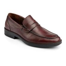 BOXER Δερμάτινα  Loafers - Μοκασίνια μπορντό  χρώμα 19182 10-018 2
