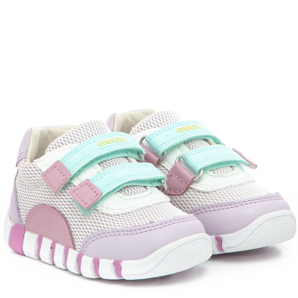 Sneaker για κορίτσι ροζ/λιλά Geox  Β3558Α 01454 C8842