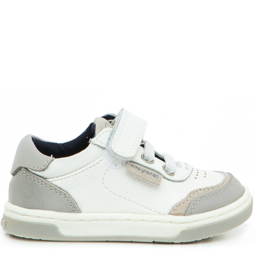Sneaker για αγόρι άσπρο με  σκράτς  Mayoral  23-41474-048