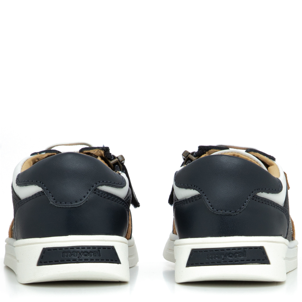Sneaker  με κορδόνια και φερμουάρ στο πλάι για αγόρι μπλέ  Mayoral  23-43467-069