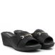 Γυναικεία flatform παντόφλα μαύρο χρώμα Picadilly  540325-2-1
