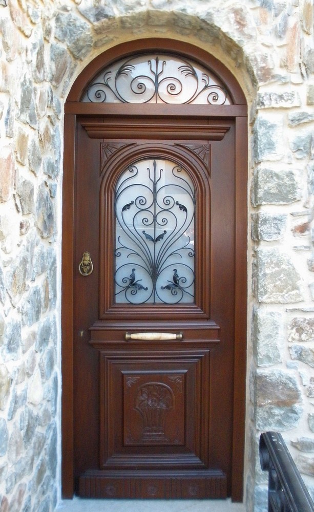 Νεοκλασική πόρτα εισόδου Κ101-r3