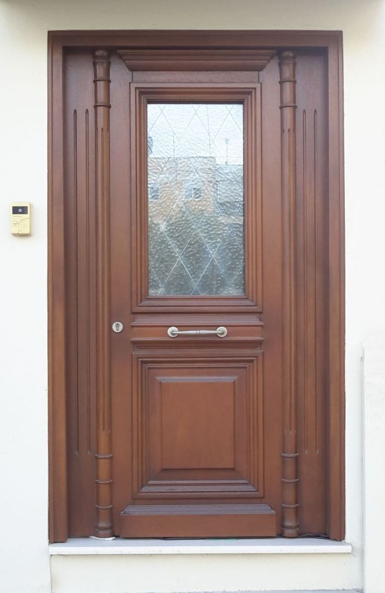 Νεοκλασική πόρτα εισόδου Κ101_t2
