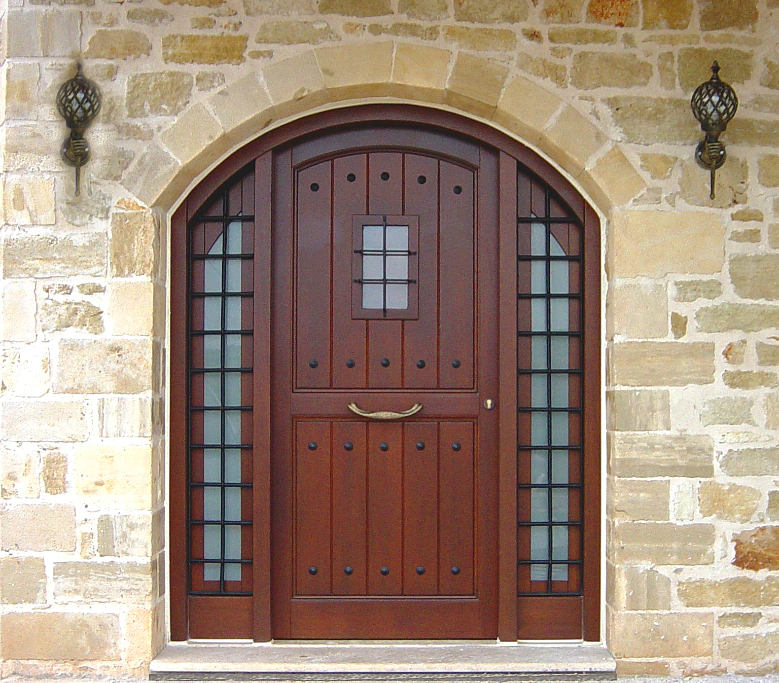 Traditional entrance door Κ405_r1_dks
