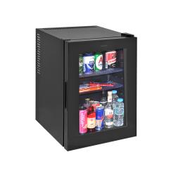 Mini Bar, N.S.KEY, SH-40BMGFBL, θερμοηλεκτρικό με γυάλινη πόρτα, μαύρο εσωτερικά και εξωτερικά - 57,0 x 40,0 x 42,5