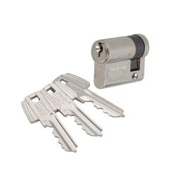 Κύλινδρος Μισός, ΤΕ5, Tesa Assa Abloy, νίκελ - 40mm 30X10Ν