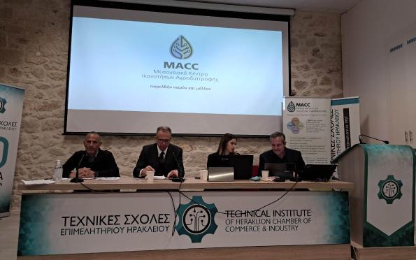 Το Μεσογειακό Κέντρο Iκανοτήτων Αγροδιατροφής στο Ηράκλειο Κρήτης (ΜACC) καινοτομεί στο κατώφλι του 2023