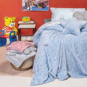 Κουβέρτα Μονή Παιδική Fleece 160x220cm Melinen Starito Pink Πολυεστέρας