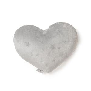 Διακοσμητικό Μαξιλαράκι 45x45cm Melinen Starito Heart Silver Fleece Πολυεστέρας