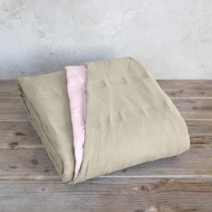 Κουβερλί King Size 240x260cm Nima Simple Pink Light Brown Microfiber