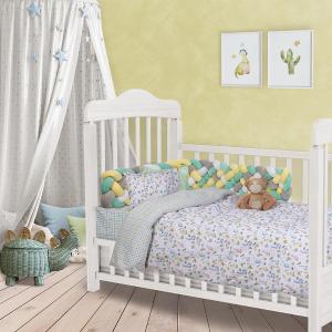 Σεντόνια Βρεφικά Σετ Λίκνου 70x120cm Das Kids 4809 Βαμβακερά