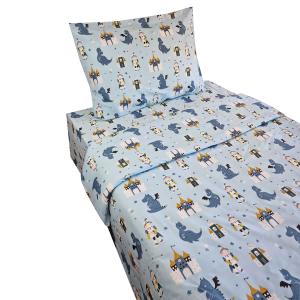 Σεντόνια Παιδικά Σετ 170x260cm Astron Dragon & Knight Βαμβακερά