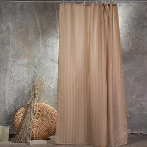 Κουρτίνα Μπάνιου 180x200cm Melinen Jacquard Μπεζ Polyester