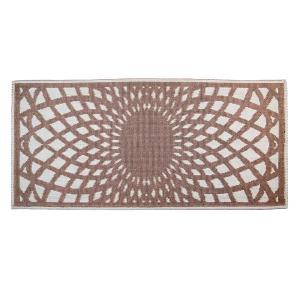 Χαλί 70x140cm Melinen Kaleidoscope Brown Βαμβακερό