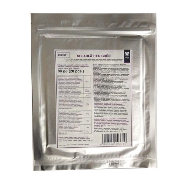 Φύλλα Σόγιας Πράσινα (20 Φύλλα) 88g GLOBE GOURMET