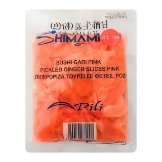 Πιπερόριζα Τουρσί Σε Φέτες Ροζ 100g SHIMAMI