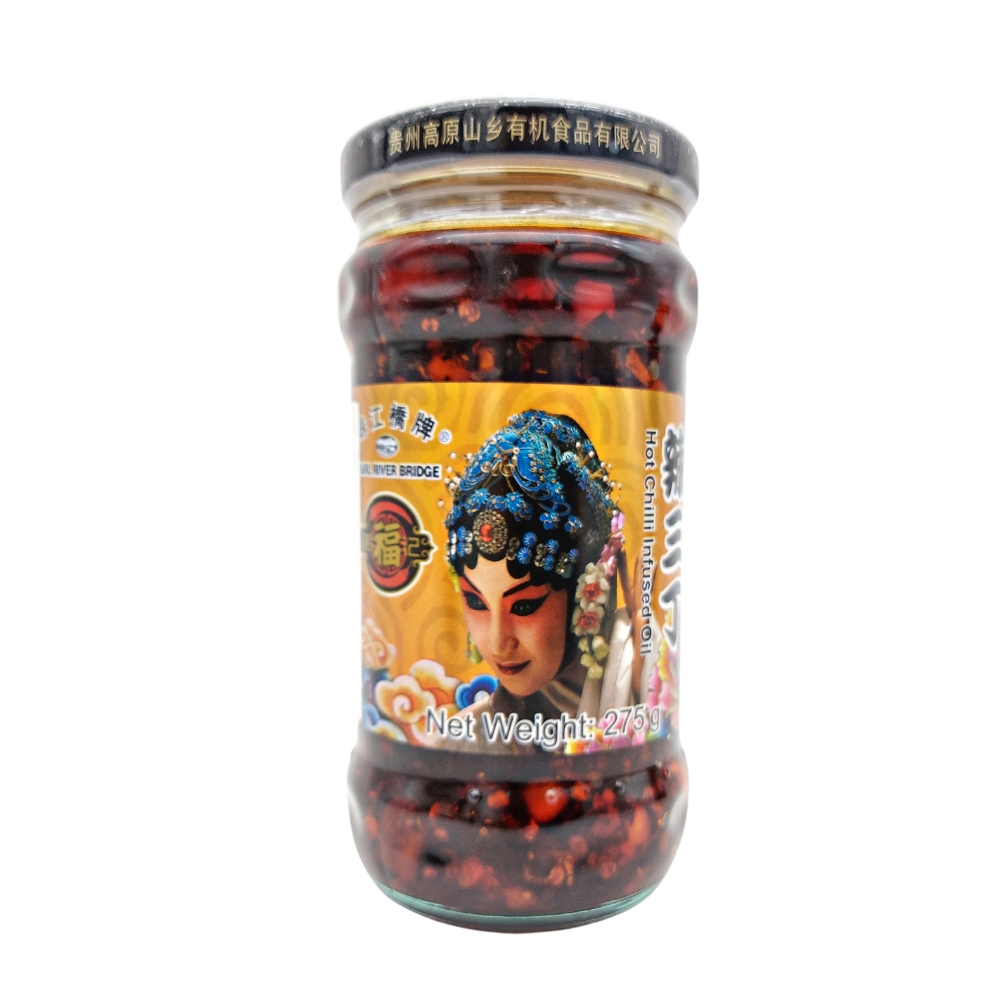Hot Chili Oil with Peanuts and Tofu 275g QIAN FU JI