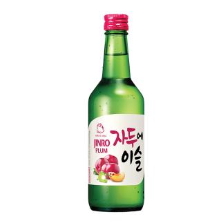 Κορεάτικο Ποτό Soju Με Γεύση Δαμάσκηνο 13% 350ml JINRO