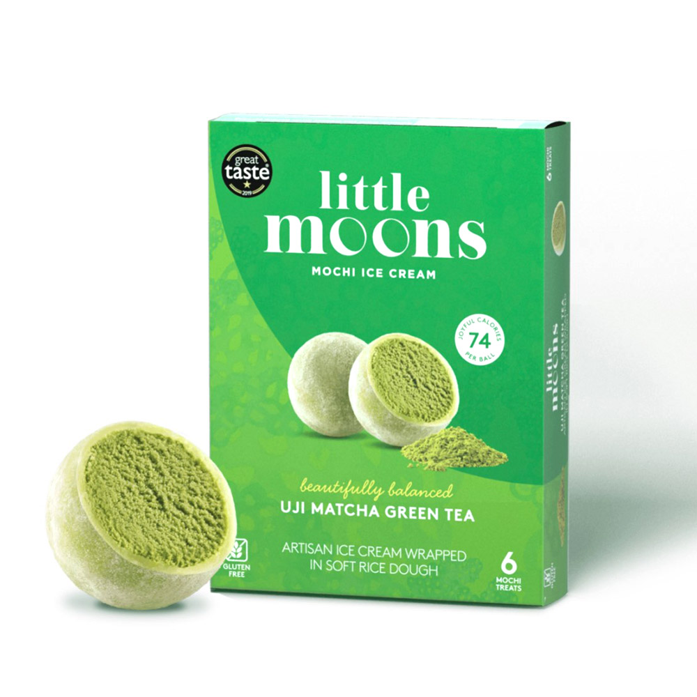 Μότσι Παγωτό Πράσινο Τσάι 192g (6X32g) LITTLE MOONS