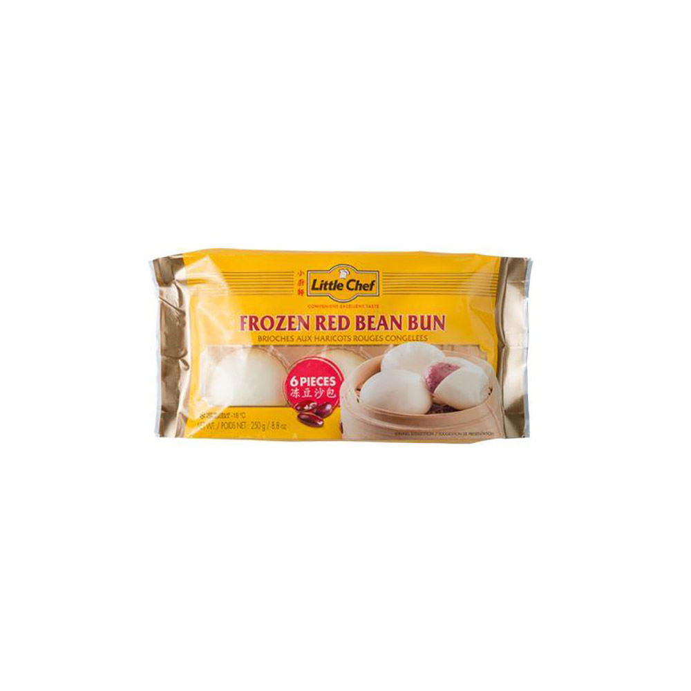 Ψωμάκια Με Γέμιση Γλυκιάς Πάστας Κόκκινου Φασολιού 250g (6X42g) LITTLE CHEF