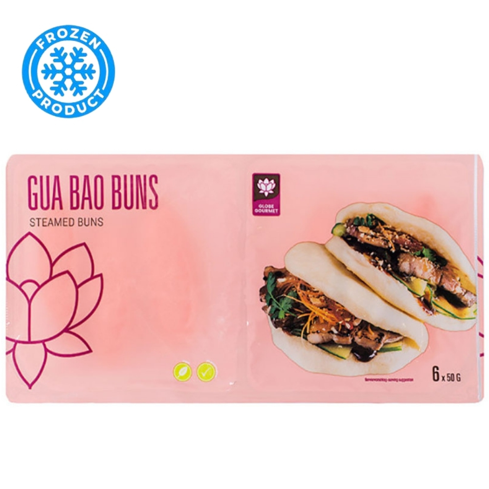 Κατεψυγμένα Ψωμάκια Γκούα Μπάο Ατμού 300g GLOBE GOURMET