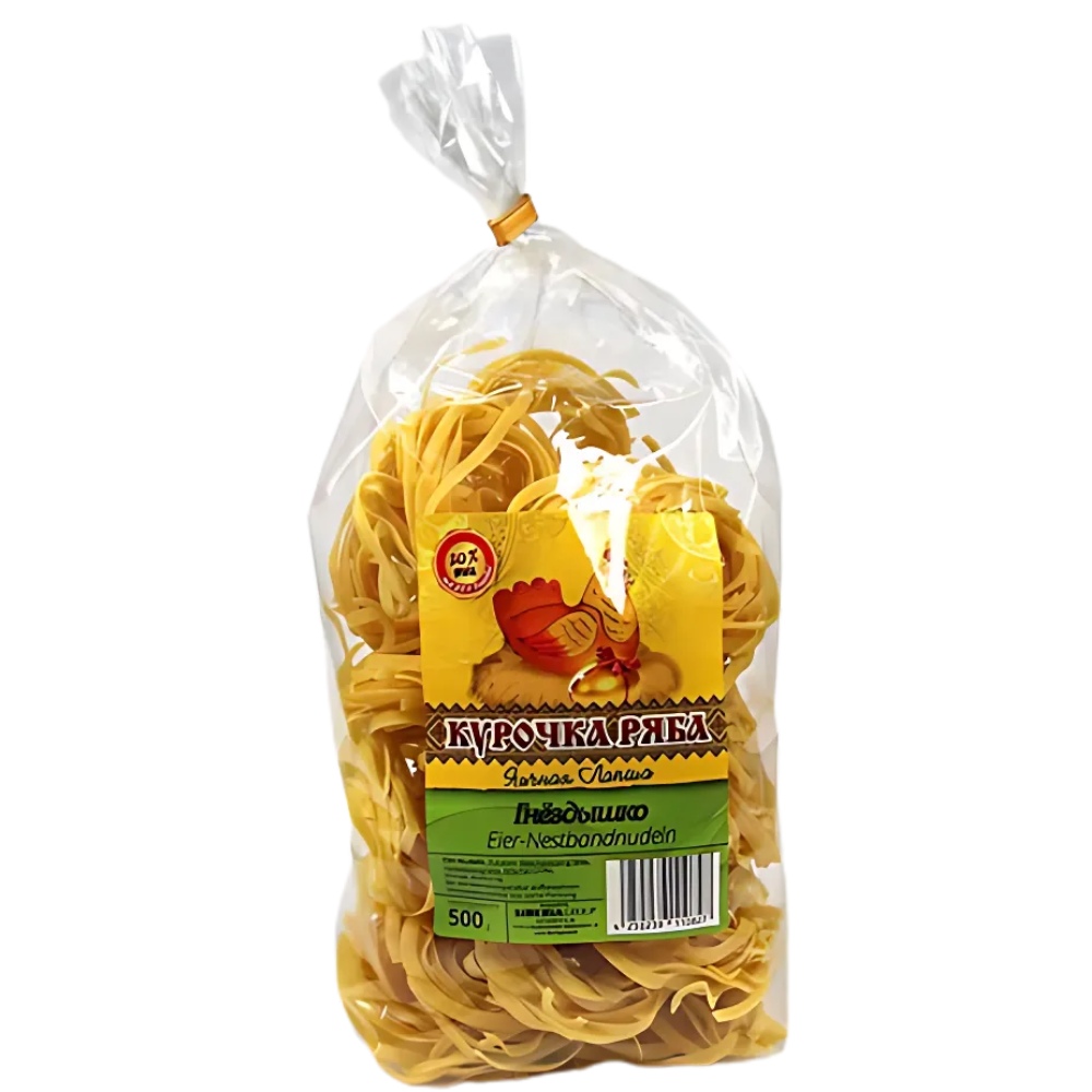 Λάπσα Νουντλς (ЛАПША) 500g КУРОЧКА РЯБА