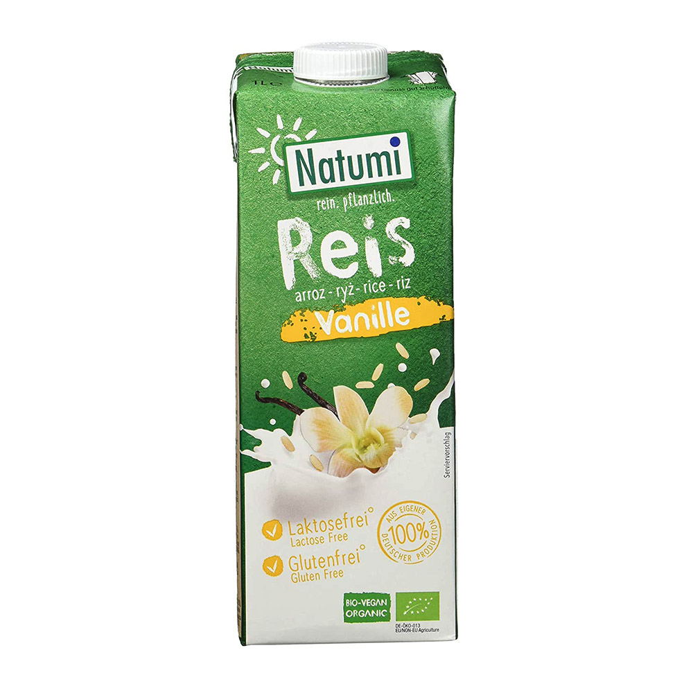 Βιολογικό Ρόφημα από Ρύζι με Γεύση Βανίλια 1lt NATUMI